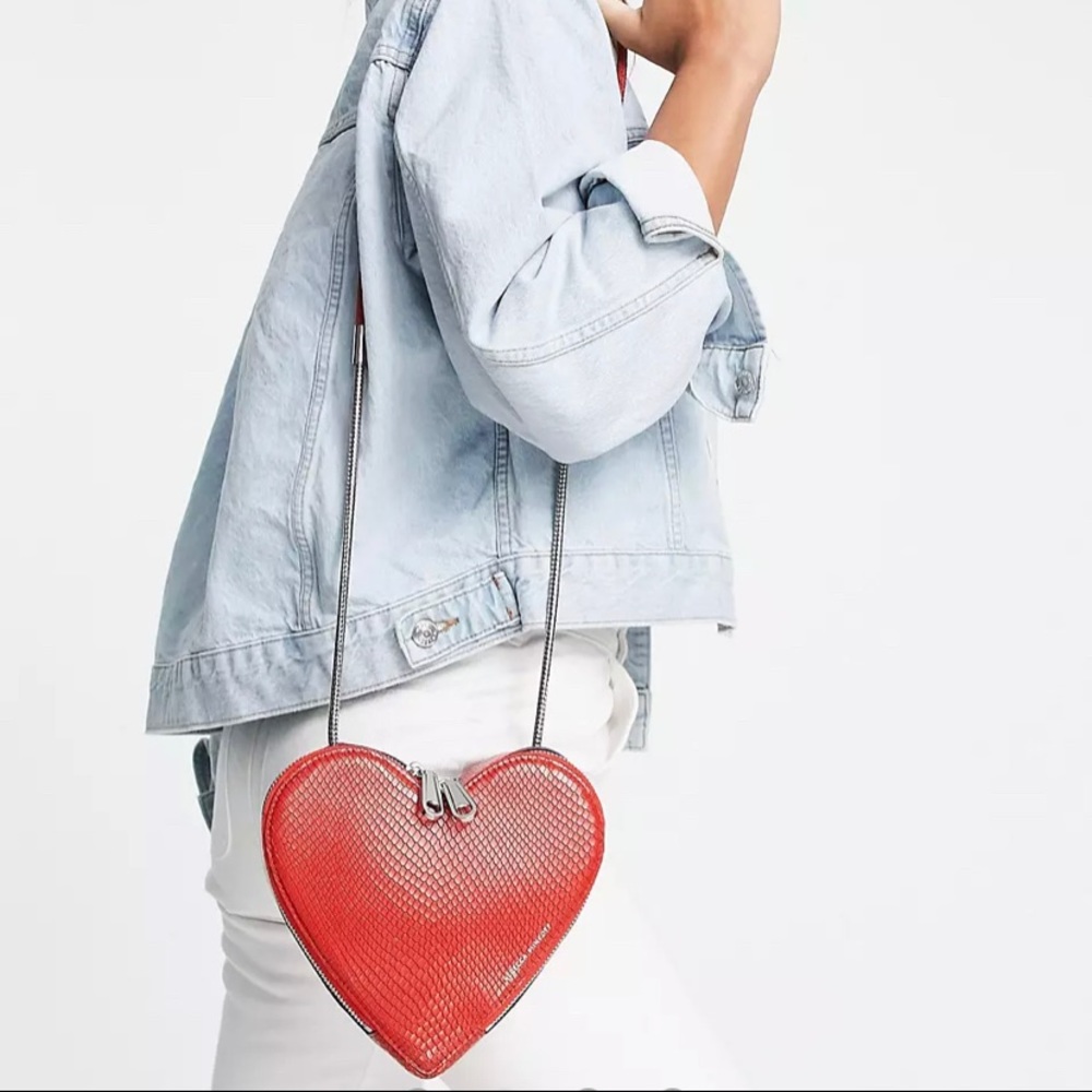 ***SOLD!!!*** Rebecca Minkoff Heart shaped crossbody bag